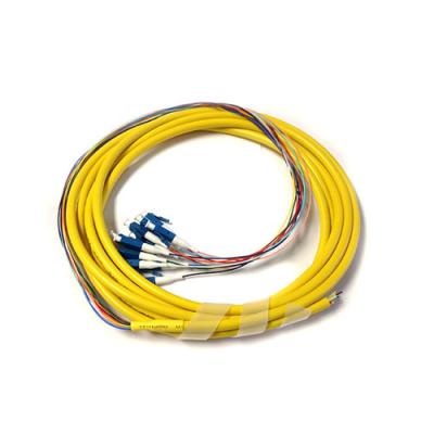 Breakout Fiber Pigtail Lc , OFNP 12 Cores Pigtail Splicing