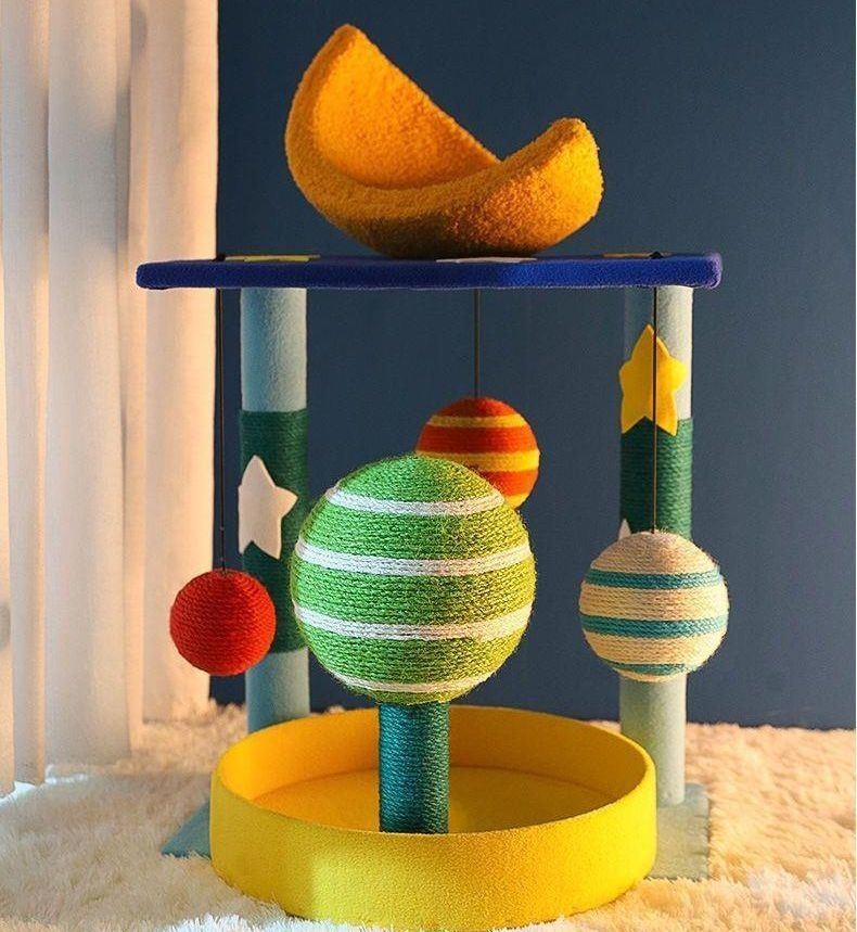 Customized Cat Tree for Your Feline Friend Scratch Board Crawling Frame Pillar and Toy