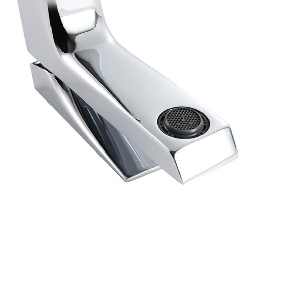 Faucet таза мытья Bathroom крана смесителя нержавеющей стали виллы гостиницы однорычажный