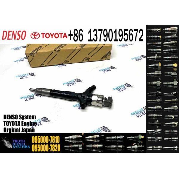 095000-7810 23670-30290 Diesel Common Rail Injection Valve Part Number DCRI107820