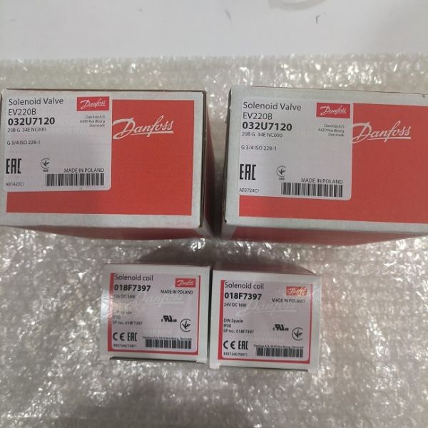 032U7120 Danfoss EV220B Solenoid Valve EVSI 20 NC 20B G3/4 NC