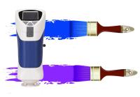 Analisador bilíngue da cor da pintura do interruptor, colorímetro portátil do espectrofotômetro com construção in camera