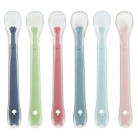 No tóxico oso tenedor de cuchara de silicona para utensilios de cocina ecológico duradero