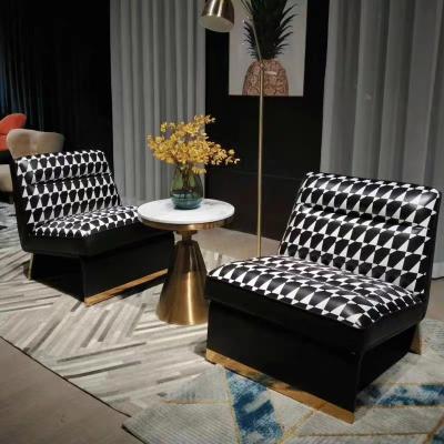 Business Style  Diamond Sofa Chair , Microfiber Leather Lazy Couch Chair
