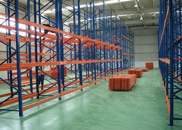 Multi Level Heavy Duty Storage Rack High Strength Steel Pallet Racking For Warehouses