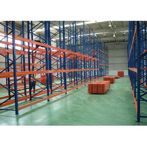 6000mm Height Long Span Heavy Duty Storage Racks With Powder Coat Paint Finish