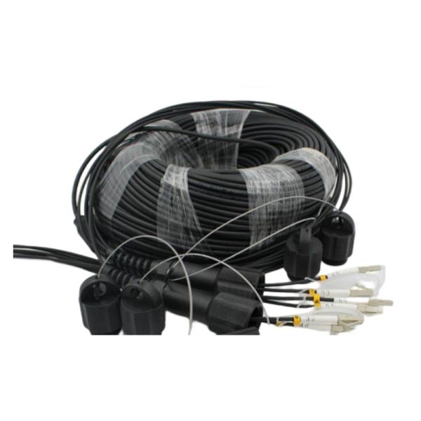 Водостойкий соединитель из волокон Простая установка Кабель из оптических волокон IP67 Водостойкие соединители