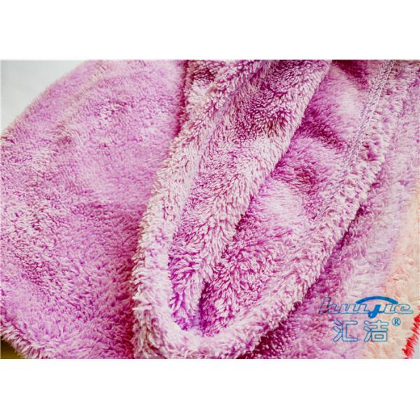 Double-Faced Coral Fleece Microfiber Hair Turban Hair-Drying , Hair Salon Towel