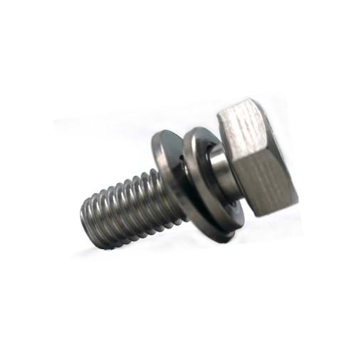 A2 A4 Fasteners  Phillips Drive Hex Head Machine Screws With Washer