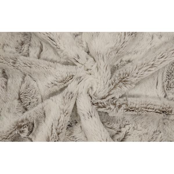 Фальшивка щетки Faux 370gsm плюша ткани 8mm ватки Pv 100% полиэстер