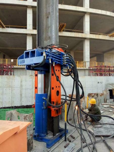 BEIYI  hydraulic pile extractor static pressure pile pulling machine