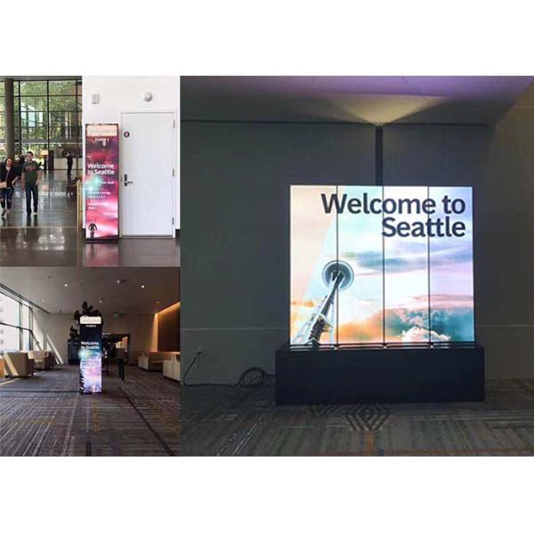 P2.5mm Indoor LED Poster Mobile Advertising Displays 2880-3840Hz High Refresh