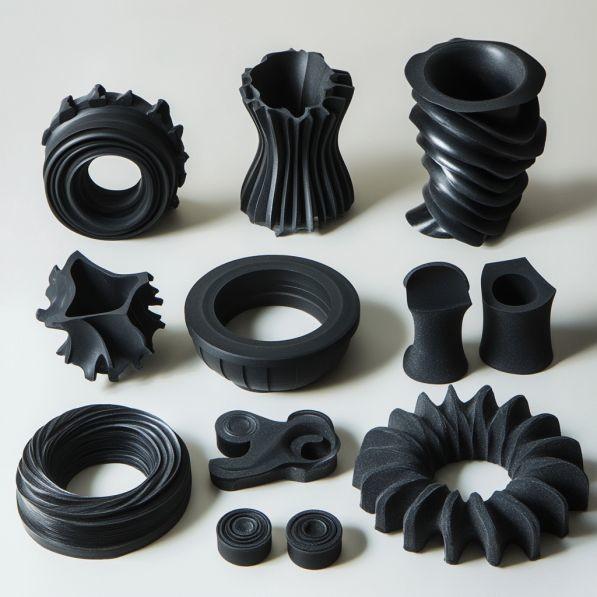 15-95 Shore A Custom High Tensile Rubber Moldings For Electrical Appliances