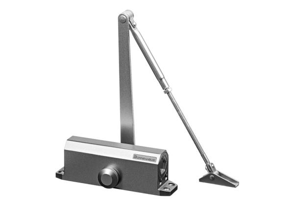 Eurospec CE Marked Aluminium Door Closer , Medium Duty 2 Hour Fire Rated Door Closer