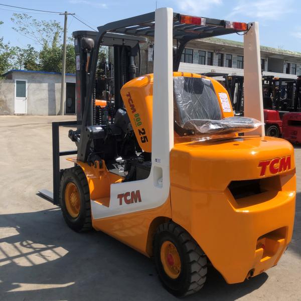 Original TCM25 TCM30 Diesel 3 Tons 2.5Ton Forklift Lifting Height 3m Secondhand Tcm Forklifts With Isuzu Engine