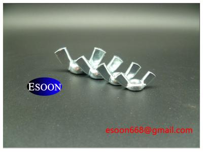 M8-1.5 & M6-1.0,DIN315 Wing Nut,Metric,Grade 6.8 ZINC Plated,Carbon Steel