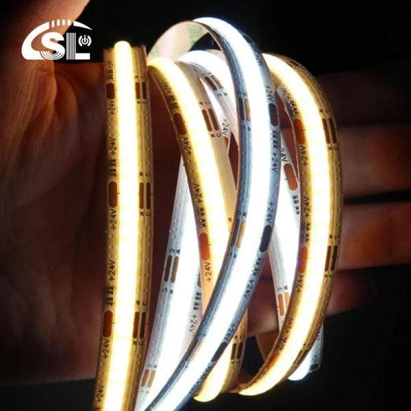 3000k 4000k 6500k CCT 3 Dimmable Cob Led Strip Light Для кухонного шкафа водонепроницаемый IP20