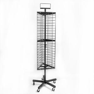 Custom Store Metal Wire Display Racks Hanging Hook Grid Panel Display Rack 35cm