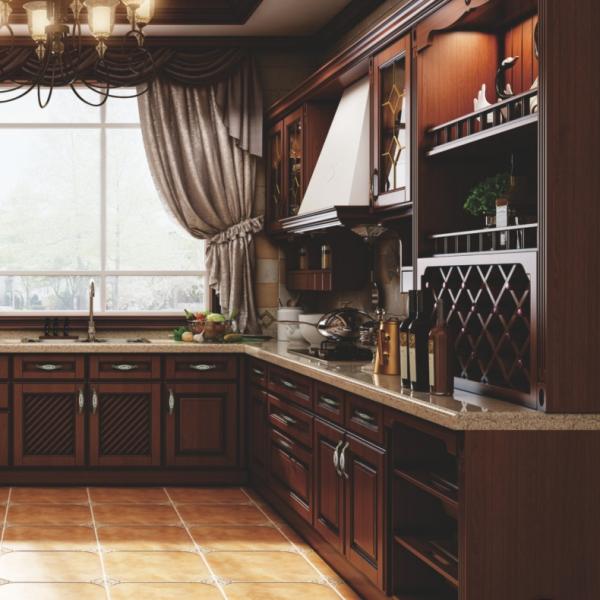 Алабастр Плоская готовые шкафы Кухонный шкаф Хранилище