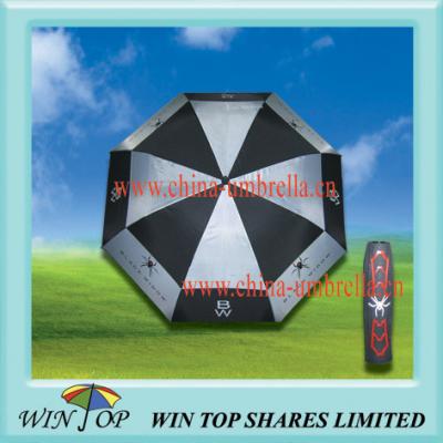 Arc 68, Radius 34 Black Widow Auto Golf Umbrella