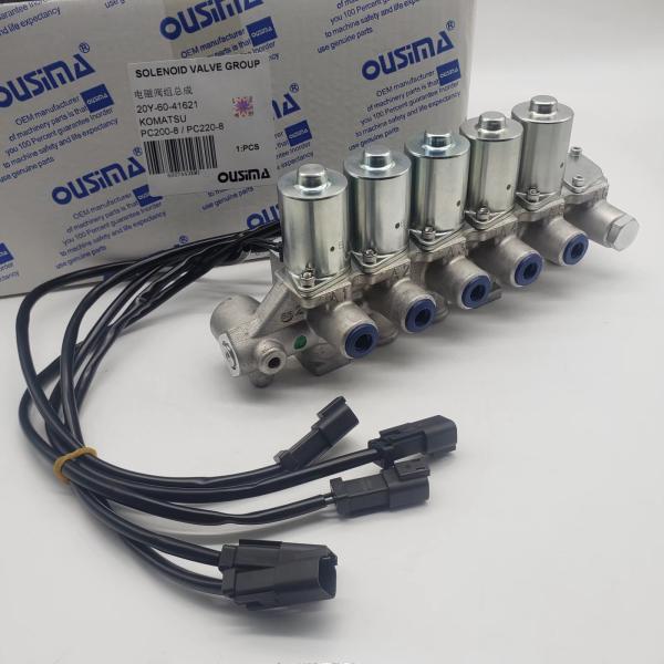 Electrical Komatsu Solenoid Valve 20Y-60-41621 For Excavator PC200-8 PC220-8