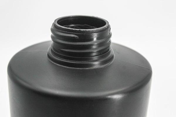 Black Plastic 1000ml PET Shampoo Pump Bottles for Shower Gel