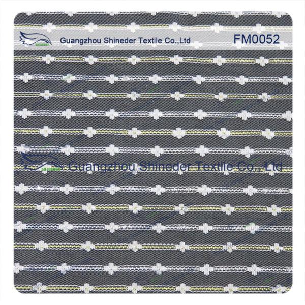 Light Silver Nylon Metallic Lace Fabric  for garment