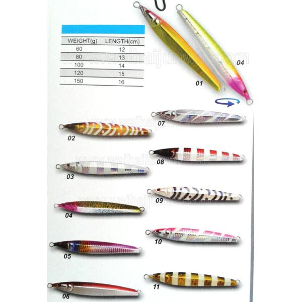 New design best sale 60g~150g lead metal jig fishing lure/metal lure
