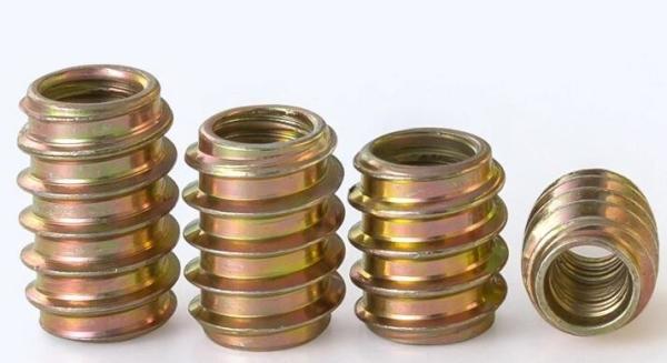 4.8 Grade M2.5 M4 Brass Round Nut Zinc Plate Surface 6h Tolerance For Wood