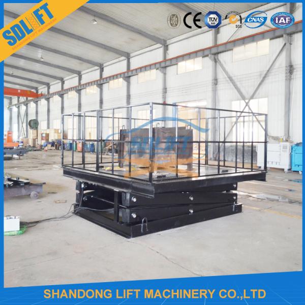 manipulation de matériel stationnaire de table élévatrice de ciseaux de 1000kg 3m