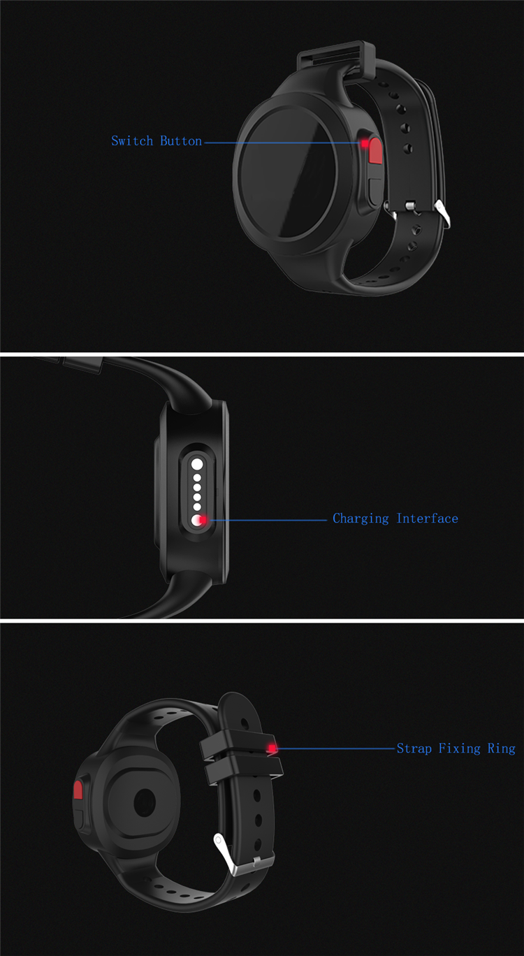 Персонал располагая аварийную систему Wristband 78x60x21 Mm социальную дистанцируя