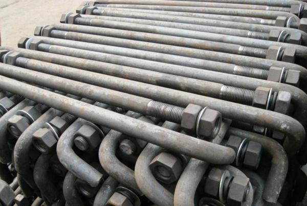 Carbon Steel Foundation Anchor Bolts Hold Down L Type Hot Dipped Galvanized Grade 10.9