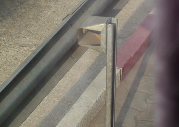 High Durability Steel Highway Guardrail Great Impact Resistance ISO 9001 Certification