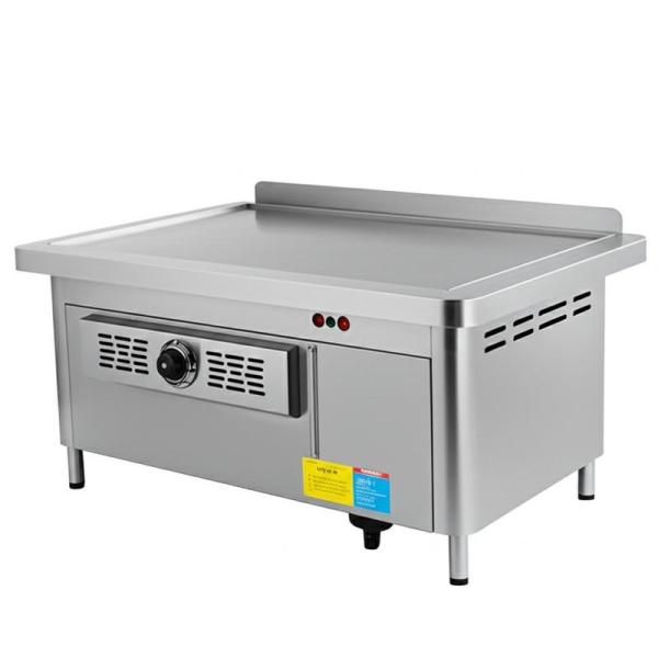 Stainless Steel 304 Teppanyaki Grill Table Electric Gas Induction