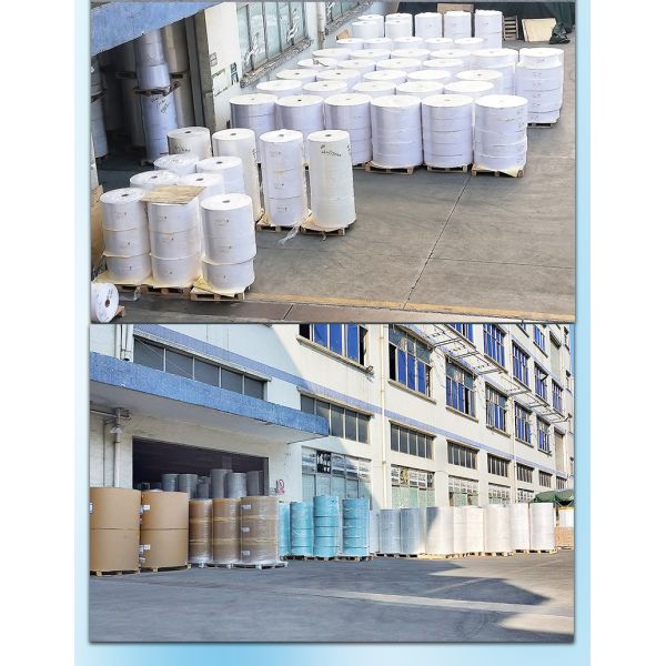 Yellow Jumbo Glassine Roll Silicone Coated Release Paper 40g 58g 60g 70g for Label