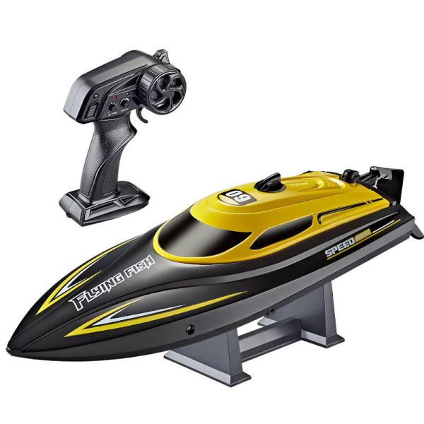 Outdoor Toy Boats 2.4g Competition Speed 25km/h 1 18 Scale Electric Remote Control Boat