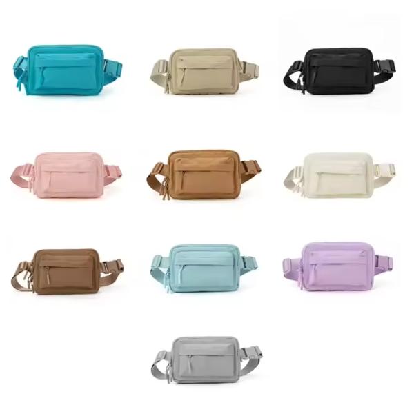 Outdoor Sports Workout Running Chest Dog Bum Bag for Women Custom Nylon Cross Body