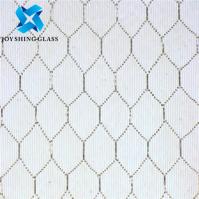 Proteção UV à prova de som de Mesh Laminated Float Glass 1mm-19mm do metal