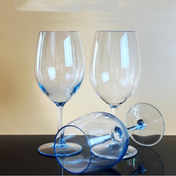 Big Capacity 21oz Reusable Plastic Wine Glasses Bulk For Poolside