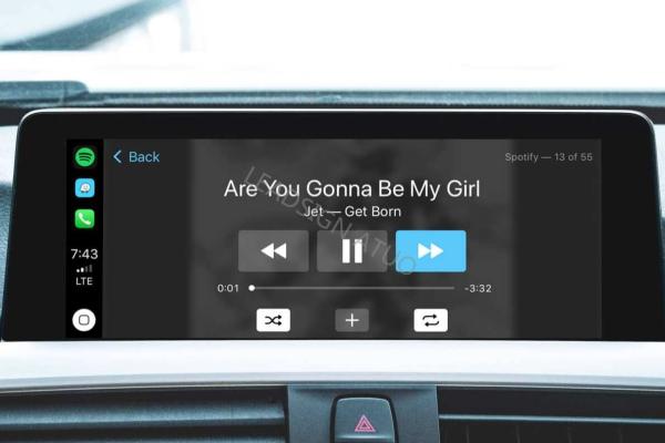 Wireless capability BMW CarPlay Android Auto for X5 F15/F85 2017-NOW with EVO BMW monitor charging port big screen