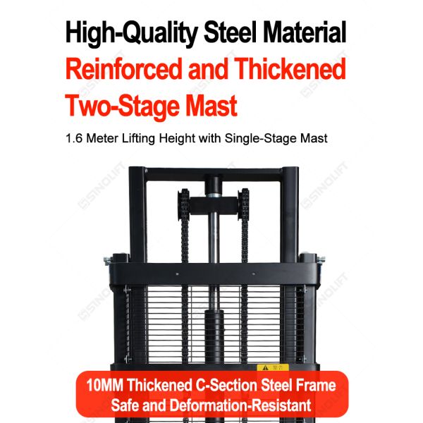 Model QDA15EL03 1.5 Ton Strong Capacity Walkie Fully Electric Stacker