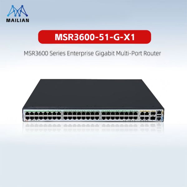 H3C MSR3600-2 Series Multi-Service Gigabit Enterprise Routers｜High-Performance Switch-Router Integrated for Branch & Aggregation Gigabit Wireless Router