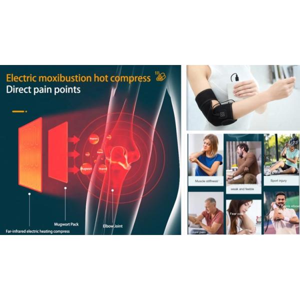 Унисекс неопреновый нагревательный поясной ремень налокотник 64x23 см дышащий