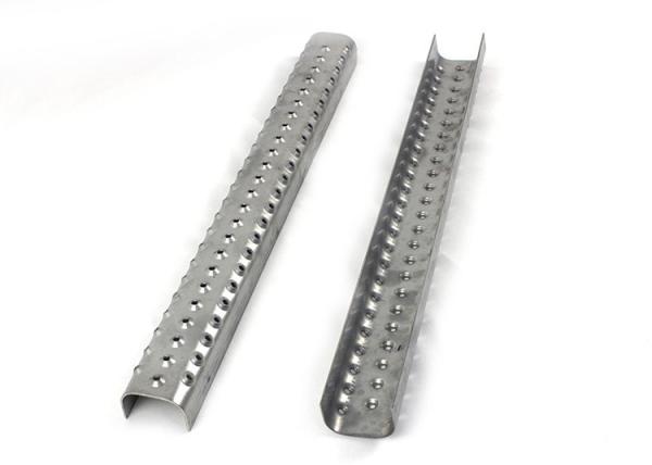 Galvanized Steel Slip Resistant Ladder Rung Covers 13-14 Gauge