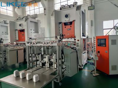 Mistubishi PLC 80Ton Automatic Aluminum Foil Container Machine for Fast Food Packaging