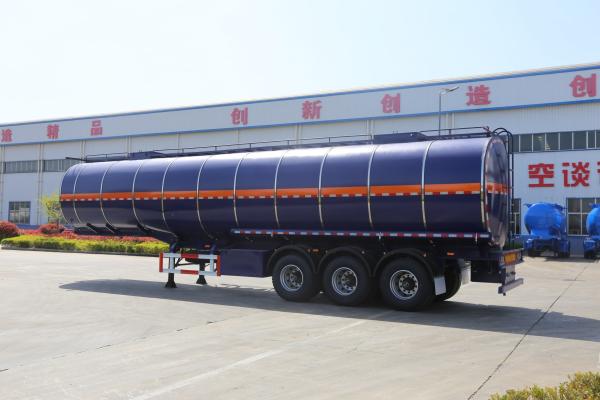 3-Axles Carbon Steel 40000-50000L Oil Tank/Fuel Transport Tanker Semi Truck Trailer