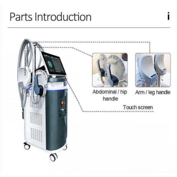 4 Handles EMS Slimming Rf Machine Reduce Fat Build Muscle Skin Tightening