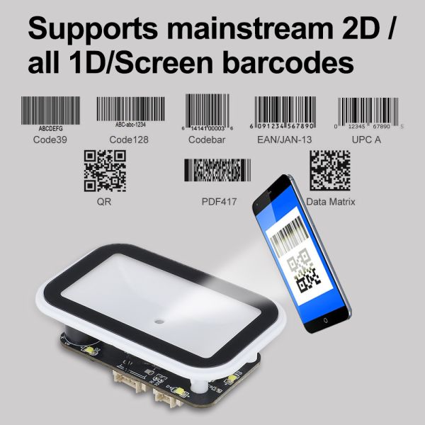 Automotive Embedded Barcode Scanner Durable 2D Code Reading for Component Tracking