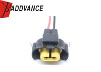 Auto Waterproof Female Headlight Fog Lamps H11 H9 M6 Plug Connector 2 Pins Wire Harness 6189-0935 For T oyota Mazda