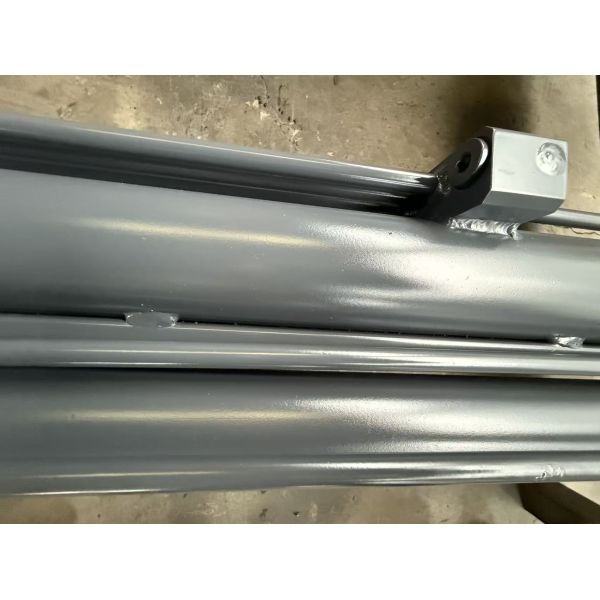 Custom Hard Chrome Plated Steel Dual Stage Hydraulic Cylinder With Complex Structure